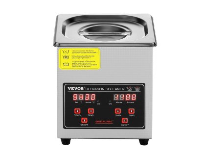 Ultrazvuková čistička 2 l nerezová, digitálny časovač a ohrievač