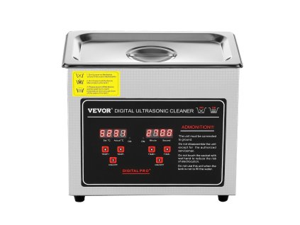 Ultrazvuková čistička 3 l nerez s digitálnym časovačom a ohrievačom