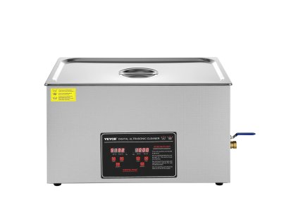 Ultrazvukový čistič s digitálnym časovačom a ohrievačom, 30L nerez