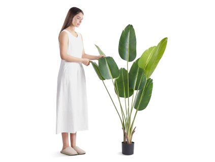 Umelý strom rajských vtákov 1,5 m, PE, ochrana proti prevráteniu