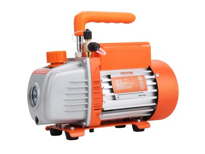 Vákuová 1-stupňová pumpa 1/5 HP 3.5CFM 220-240V 0.6cm SAE/1.27cm ACME