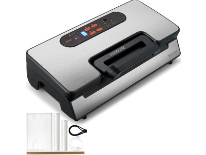 Vákuový zvárač potravín s podtlakom 90Kpa a tesniacim vreckom