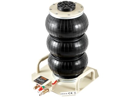 Vzduchový vakový zdvihák 3 t, zdvih 450 mm, trojvakový, rukoväte
