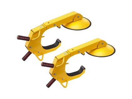 Zámok na koleso, nastaviteľný 2 ks, proti krádeži pre prívesy a autá