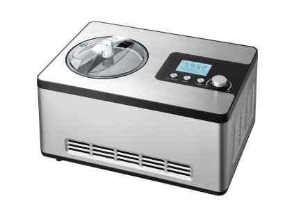 Zmrzlinovač automatický 1,9 l elektrický na jogurt a gelato strieborný