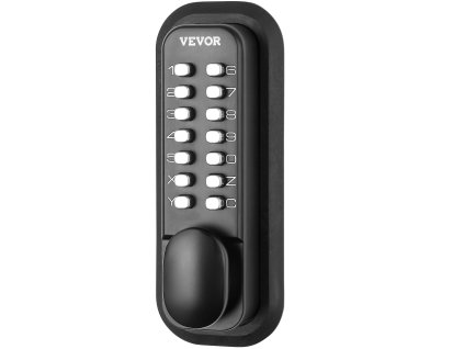 Bezkľúčový zámok na dvere, 14-miestny kód, zinkový, vodotesný