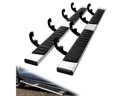 Bočné nášľapy 6" nerez 201, 500LBS, 2 piece pre crew cab 2019-2024