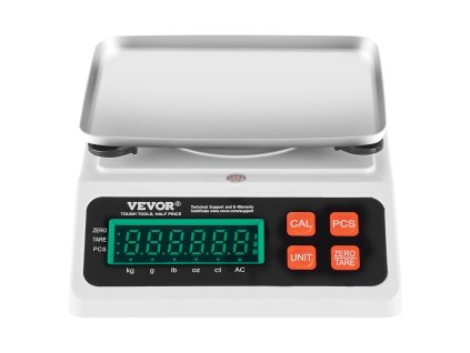 Digitálna počítacia váha 10 kg x 0,1 g, jednotky g/kg/lb/oz/ct, led