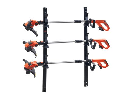 Držiak na krovinorezy 3 miesta, zinková zliatina, kódový zámok, pár