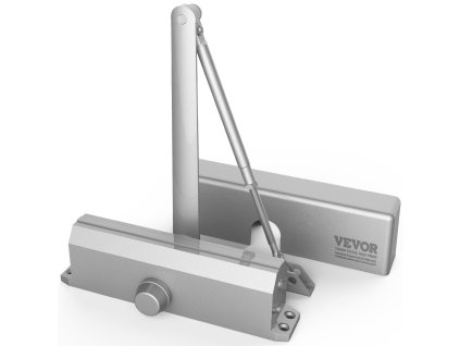 Dverový zatvárač, hydraulický nastaviteľný do 150 kg, liate hliníkové