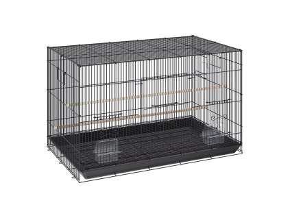 Klietka pre vtáky 30 inch kovová s kolieskovým stojanom a podnosom