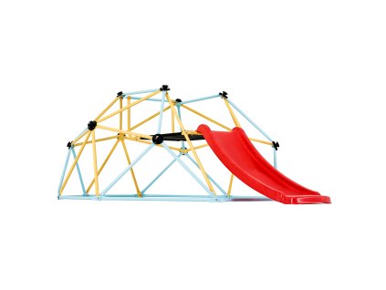 Lezecký geodetický dom s tobogánom 8FT, pre deti 3–9 rokov, 600LBS