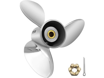 Lodná 3-listová vrtuľa 14.5"×21" oceľová 19 zubov pravotočivá