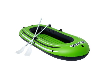 Nafukovací čln pre 2 osoby, hliníkové veslá 45.6 in, nosnosť 500 lb
