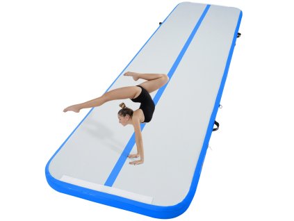 Nafukovací gymnastický matrac, hrúbka 4 inch, dĺžka 13 ft, s pumpou