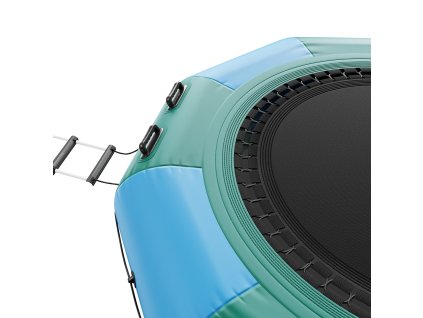 Nafukovacia vodná trampolína 10ft, 3-stupňový rebrík, elektrická pumpa