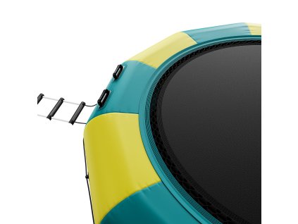 Nafukovacia vodná trampolína 13ft, 3-stupňový rebrík, elektrická pumpa