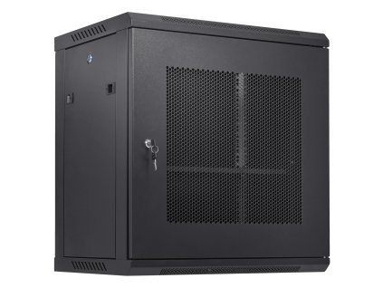 Nástenná 12U serverová skriňa hĺbka 39.4cm/15.5" nosnosť 90kg