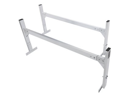 Nosič rebríka na strechu dodávky 2 tyče hliník 181 kg 1300-2060 mm
