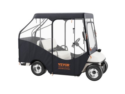 Obal na golfový vozík 420D 4 priesvitné okná, 2+2 proti prachu a slnku