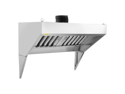 Odsávacia kapucňa pre food truck 4FT nerez 201, 2 odnímateľné u-filtre