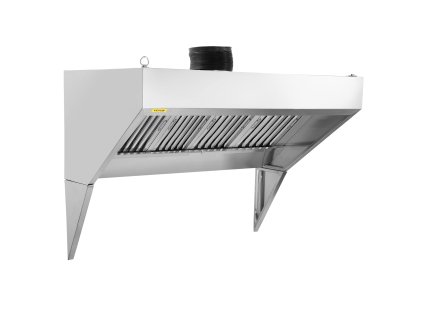 Odťahová kapota pre food truck a príves 2.74 m nerez 201, 4 u-mriežky