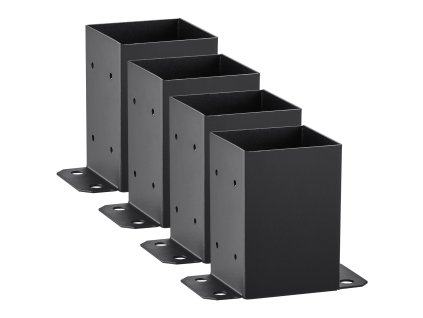 Pätky stĺpa 4ks 101.6×101.6 mm vnútorné 91×91 mm práškový náter