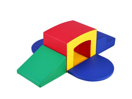 Penové lezecké tunelové hračky pre deti, 5 dielov, s rampou a schodmi