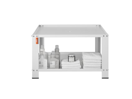 Podstavec pod práčku s policou 711×711×406 mm, nosnosť 299 kg