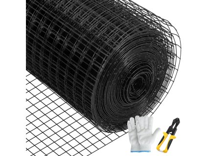 Pozinkovaná oceľová sieť 48"×50'1"×1" 16 gauge s kliešťou a rukavicami