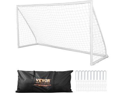 Prenosná futbalová bránka 12×6 ft, vonkajšia so sieťou a obalom