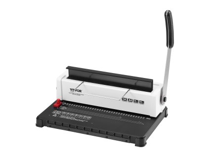 Ručný špirálový viazač, 34 otvorov, kapacita 120 listov, 4.76–14.29 mm