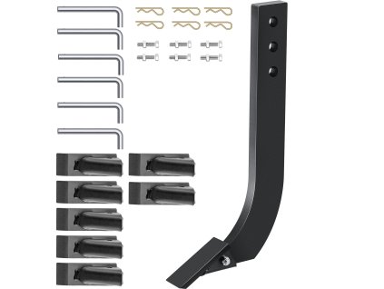Sada 6 ks náhradných ramien 16'' s 3 otvormi, vymeniteľné zuby