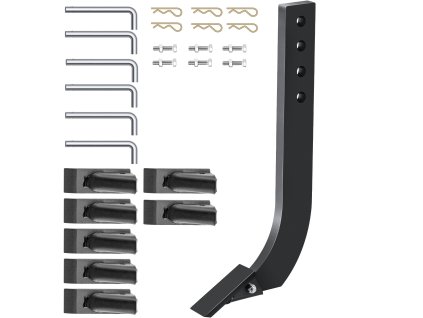 Sada držiakov zubov do box blade 18" 4 otvory, odnímateľné zuby, 6 ks