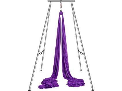 Stojan aerial jógy s hamakom 9.67 ft, 13.1 yards, max 551.15 lbs