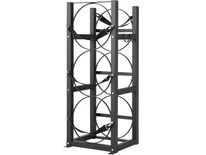 Stojan na plynové fľaše 3×30lbs, rozmery 12.79×12.99×33.07 in