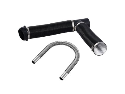 Súprava potrubia na naftový ohrievač, 76 mm hadica, svorky, 2/5/8KW