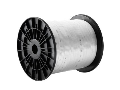 Ťahacia páska z polyesteru 3/4"×318' 2500 lbf potlačená biela