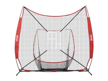 Tréningová sieť baseball/softball 7×7 ft, prenosná, rám, 12 lôpt