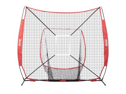 Tréningová sieť na baseball a softball 7×7 ft, prenosná, s rámom, obalom