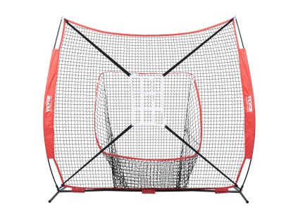 Trénovacia sieť na baseball a softball 7×7 ft, prenosná, s rámom