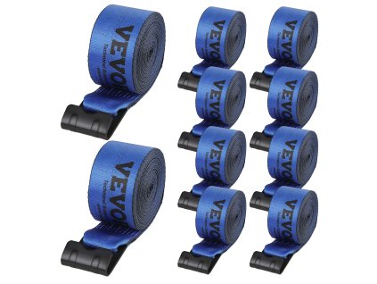 Upínacie popruhy 4"×30' nosnosť 6000 lb pevnosť 18000 lb plochý hák