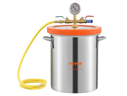 Vákuová odplyňovacia komora 11.4 L, tvrdené veko, silikónové tesnenie