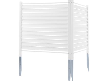 Vinylové lamelové plotové panely 48"×48", 2 ks na klimatizáciu a odpad