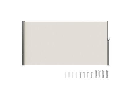 Výsuvná bočná markíza 71''×138'', 180g polyester, vodotesná, uv 30+