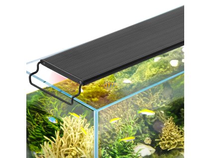 Akvarijné svetlo 18W plné spektrum s lcd stmievateľné, časovač 18"-24"