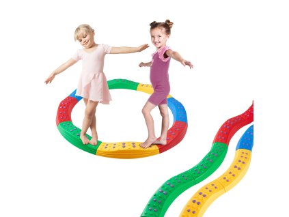 Detské balančné kamene 8 ks, protišmykové, textúrované, pre 2–6 rokov