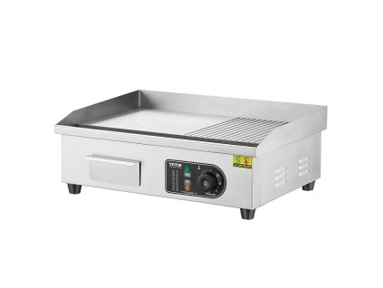 Elektrická grilovacia doska 3200W nerez 122–572℉ 21.26×11.81×0.39in
