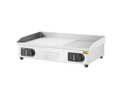 Elektrická grilovacia platňa 4400W nerez, 122–572℉, 28.74×15.75×0.39in