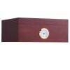 Humidor na cigary so skleneným vekom, 30–50 cigár, zvlhčovač, vlhkomer